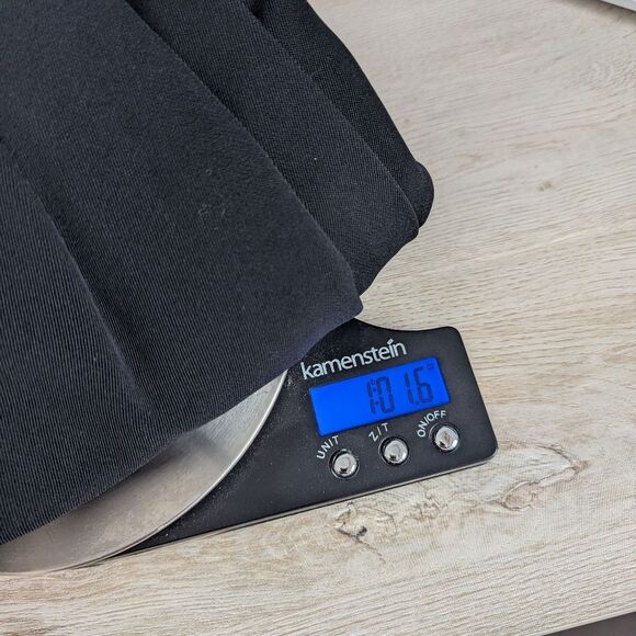 Liz Claiborne Collection Black Pleated Straight Leg Dress Pants 10 Vintage - Picture 12 of 12